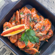 Креветки жаренные в фирменном соусе