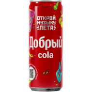 Газированный напиток Добрый Кола 0,330мл